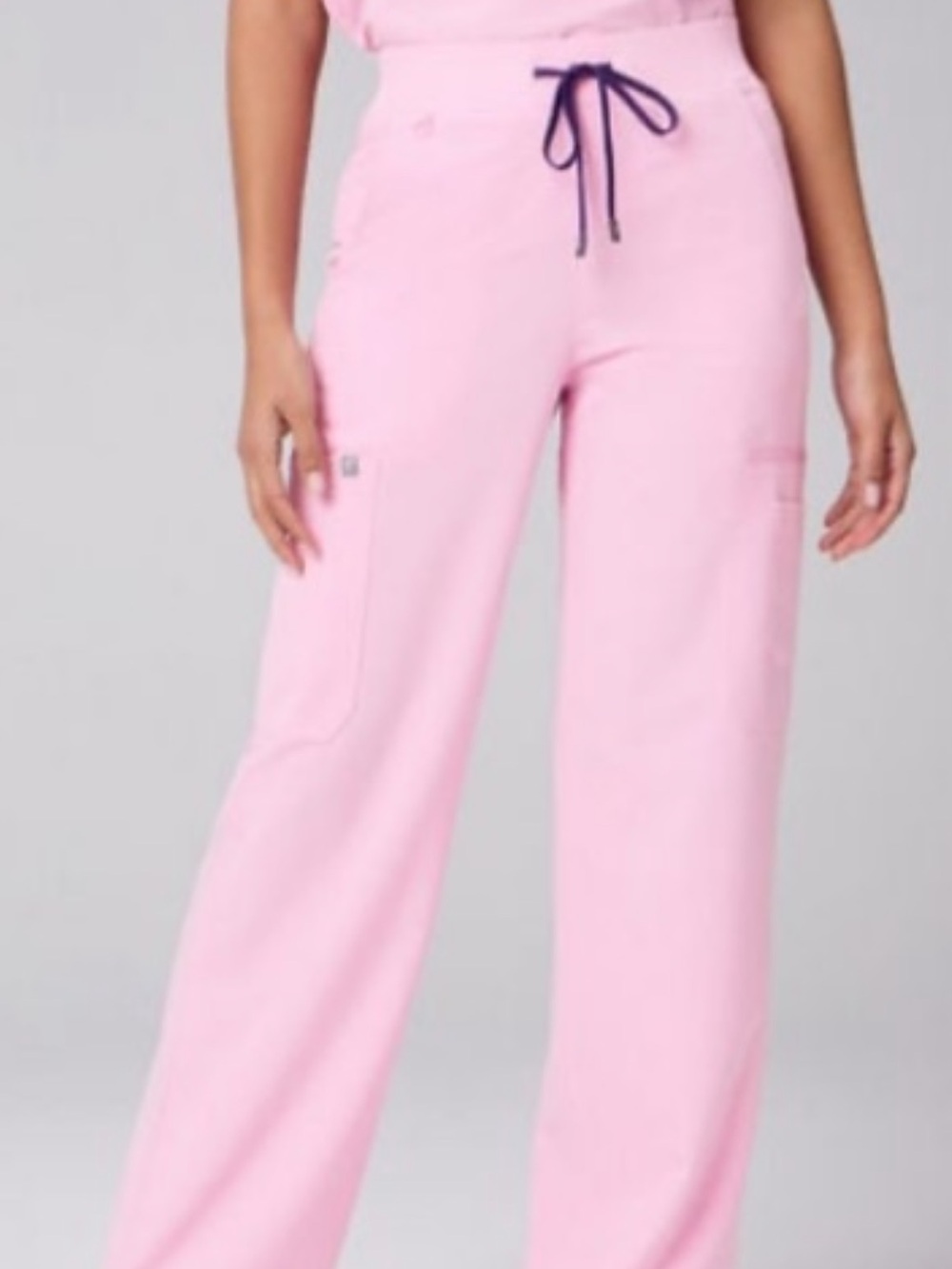 Fabletics Pink Wide-Leg Drawstring Pants
